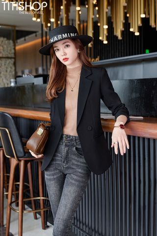 Áo Blazer Nữ Titishop BNN642M1 (S-4XL)