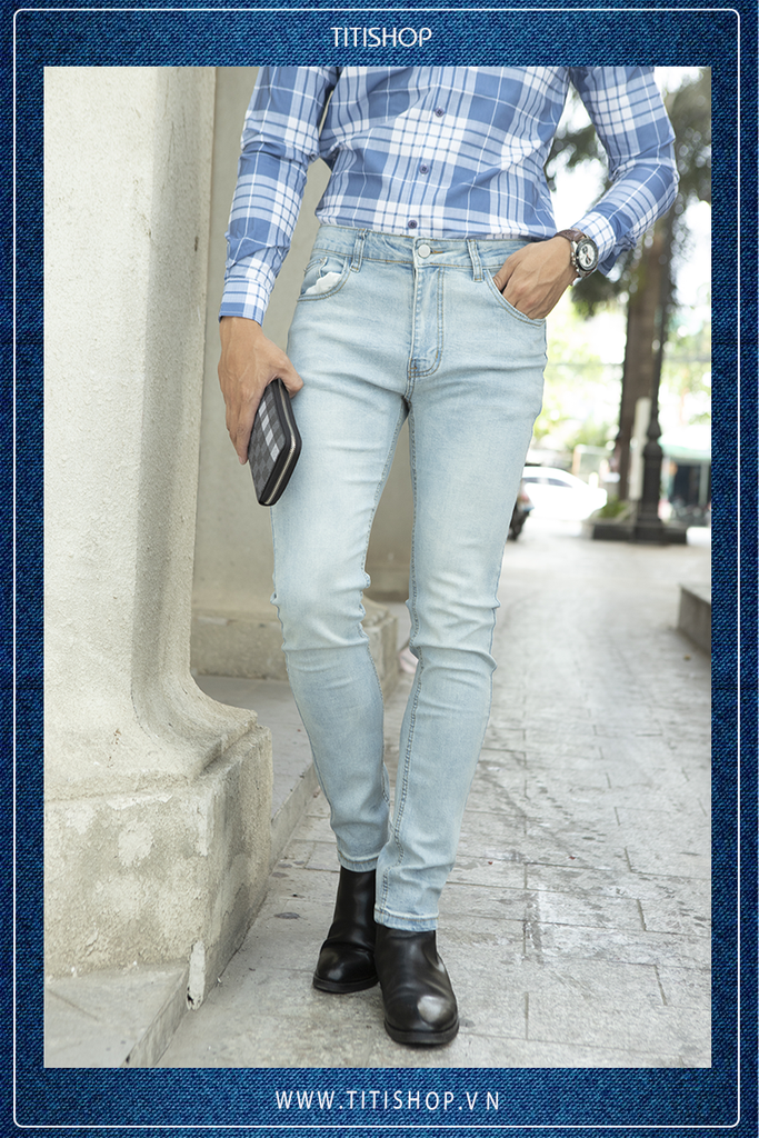 Quần jeans Nam QJ287 Titishop Wax