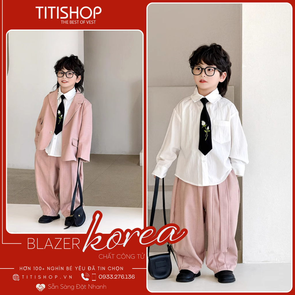 Blazer Trẻ Em Titishop ( 90-150 )
