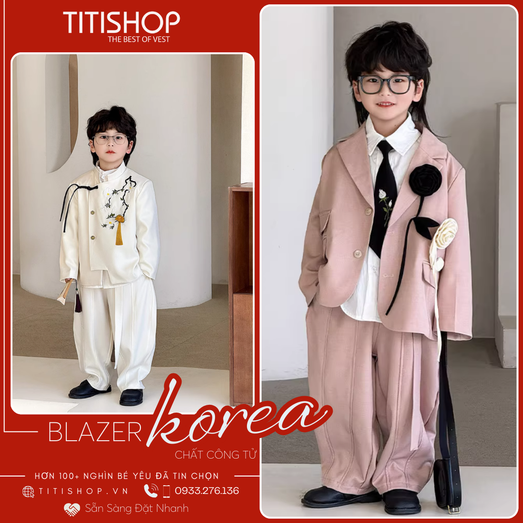 Blazer Trẻ Em Titishop ( 90-150 )