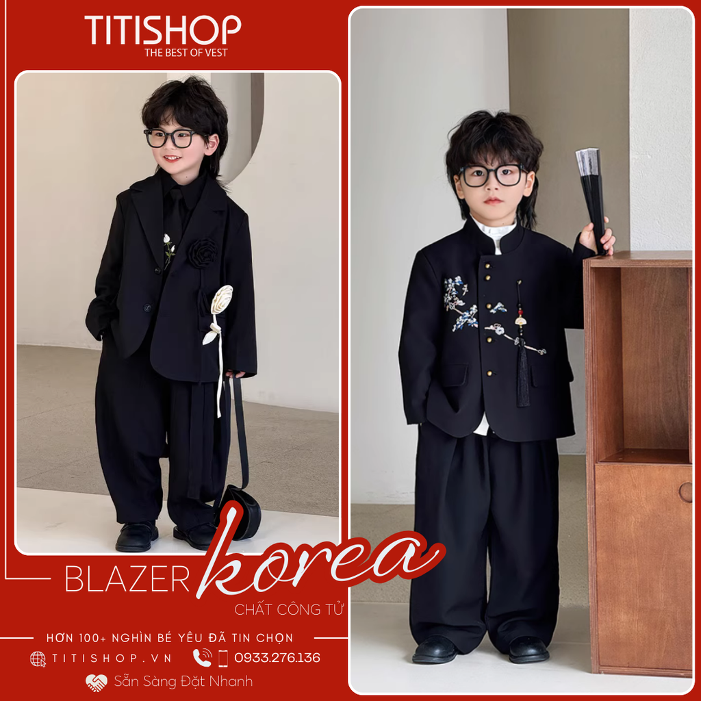 Blazer Trẻ Em Titishop ( 90-150 )
