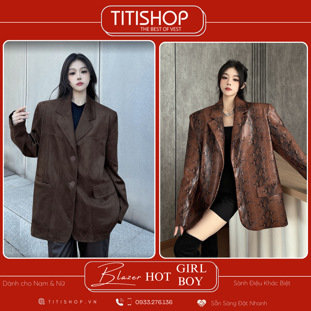 Áo Blazer Hotgirl - Hotboy Titishop (S-XL)
