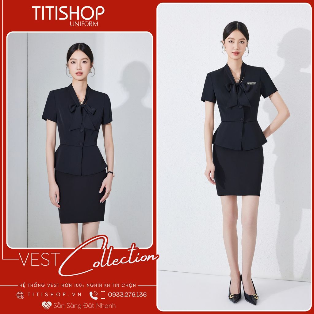 Áo Vest Nữ TITISHOP Tay Ngắn
