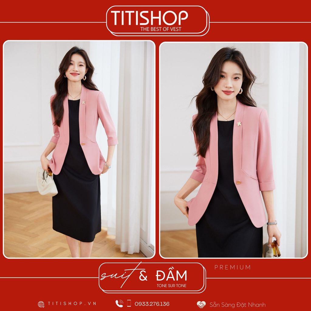 Áo Vest Nữ MIX Đầm TITISHOP
