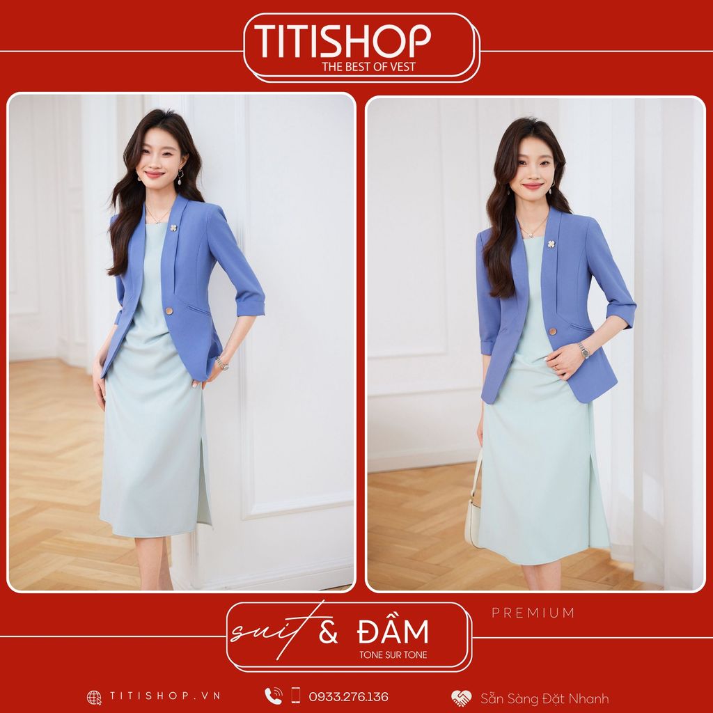 Áo Vest Nữ MIX Đầm TITISHOP