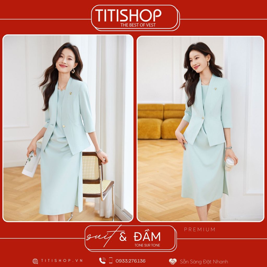 Áo Vest Nữ MIX Đầm TITISHOP