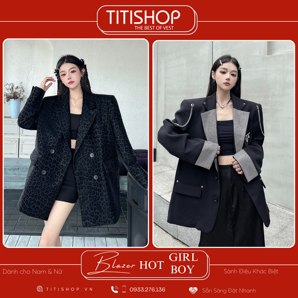 Áo Blazer Hotgirl - Hotboy Titishop (S-XL)