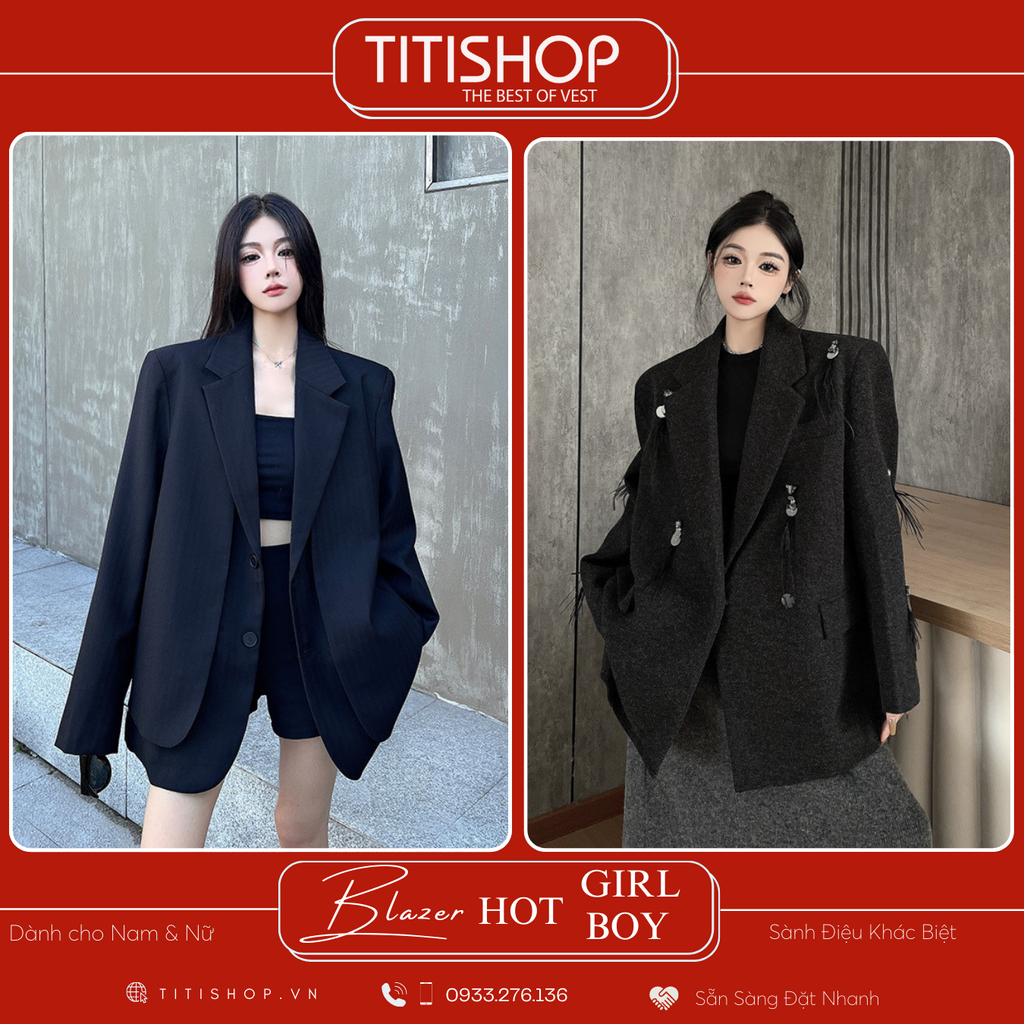 Áo Blazer Hotgirl - Hotboy Titishop (S-XL)