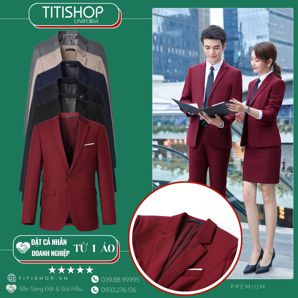Đồng Phục Veston TITISHOP May Sẵn