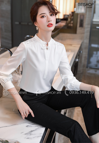 Áo sơ mi nữ Titishop SMN229 Luxury