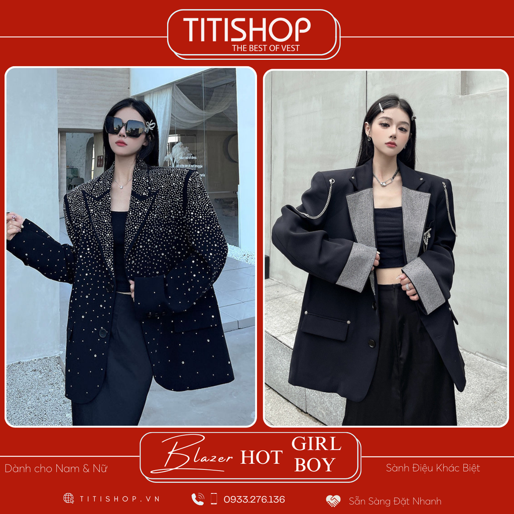 Áo Blazer Hotgirl - Hotboy Titishop (S-XL)