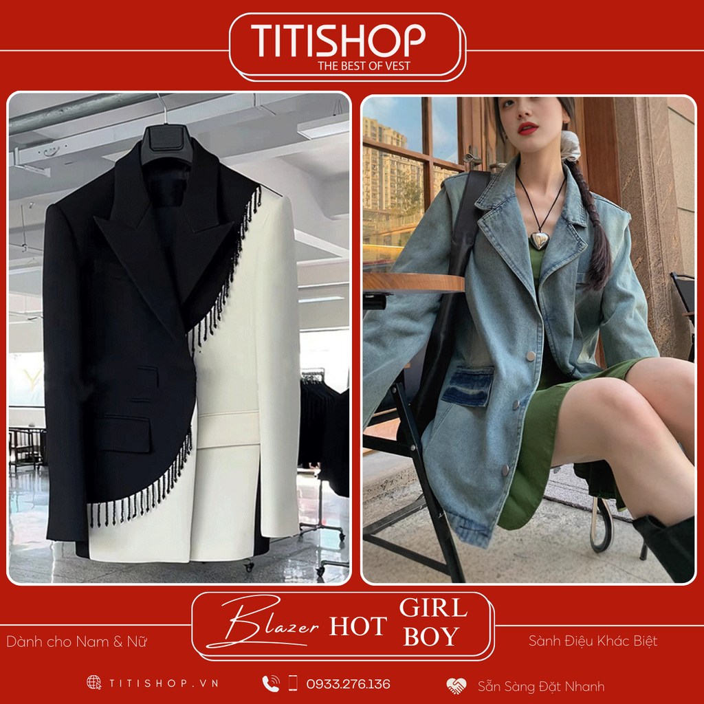 Áo Blazer Hotgirl - Hotboy Titishop (S-XL)