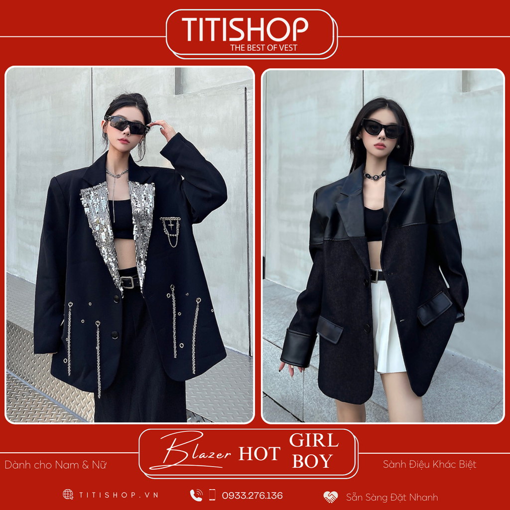 Áo Blazer Hotgirl - Hotboy Titishop (S-XL)