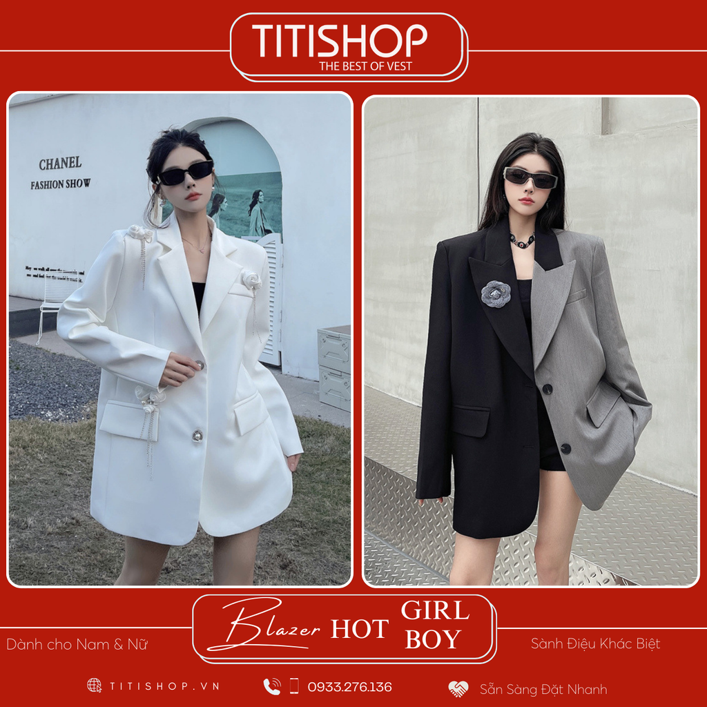 Áo Blazer Hotgirl - Hotboy Titishop (S-XL)