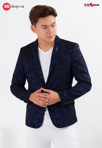 Áo vest Nam Titishop VN326 Xanh Vân Áo vest Nam Titishop VN326 Xanh Vân