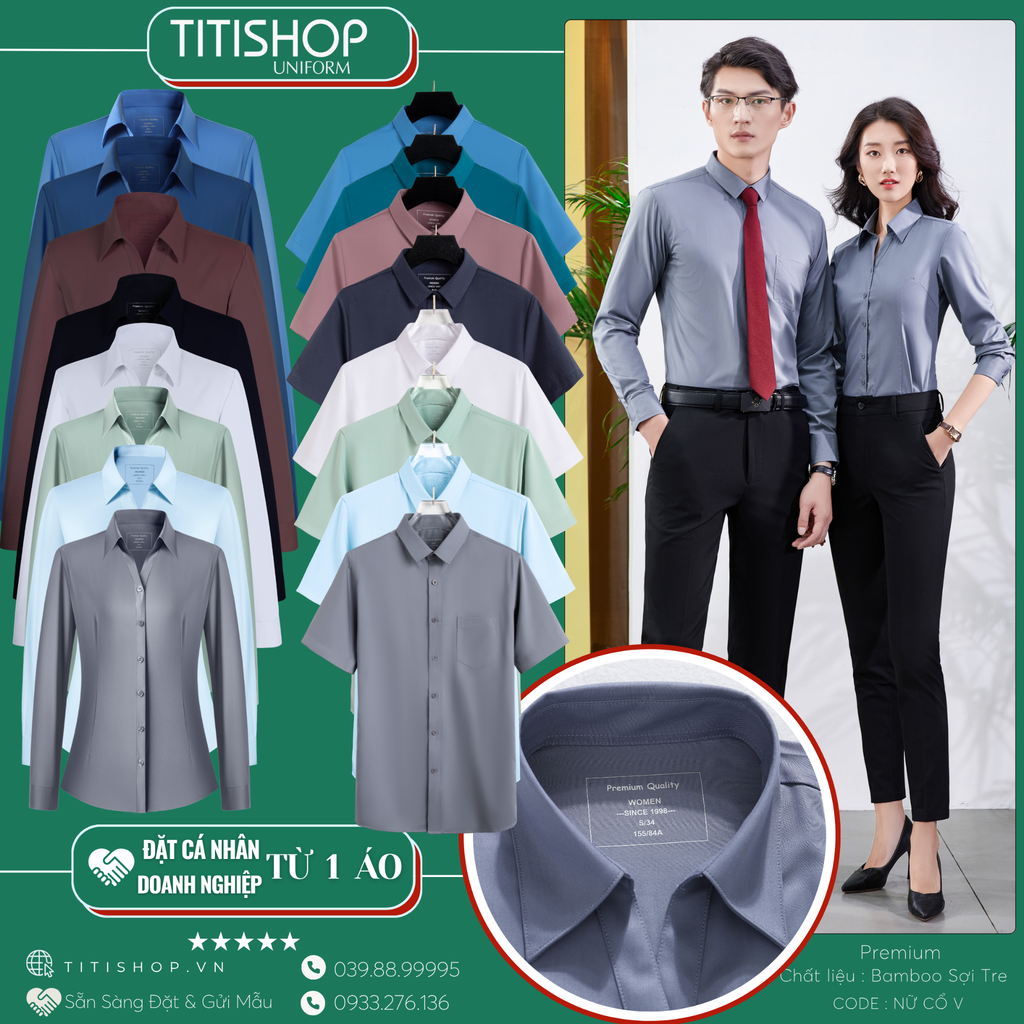 DP Sơ Mi TITISHOP Premium LYHQ95