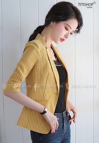 Áo vest nữ Titishop ANN271 Vàng