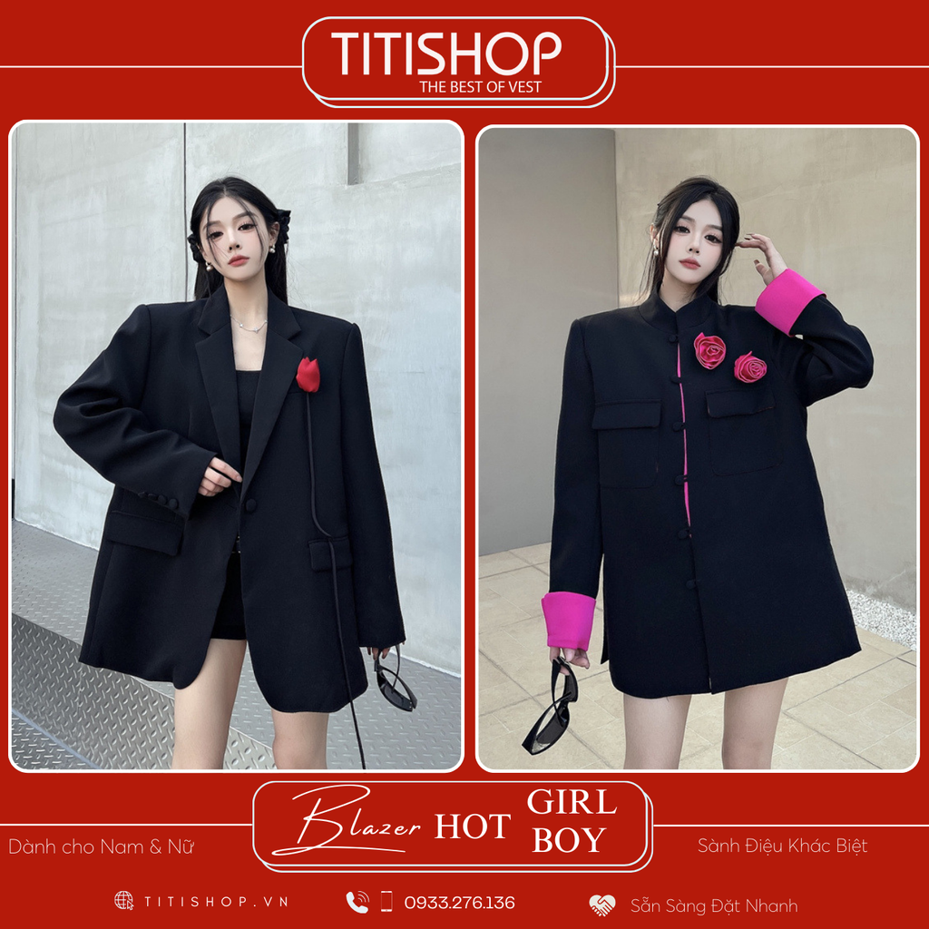 Áo Blazer Hotgirl - Hotboy Titishop (S-XL)
