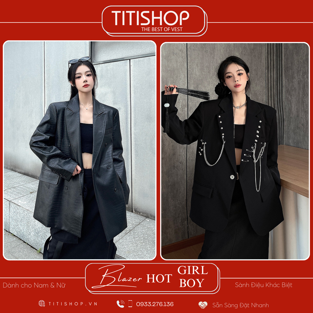 Áo Blazer Hotgirl - Hotboy Titishop (S-XL)