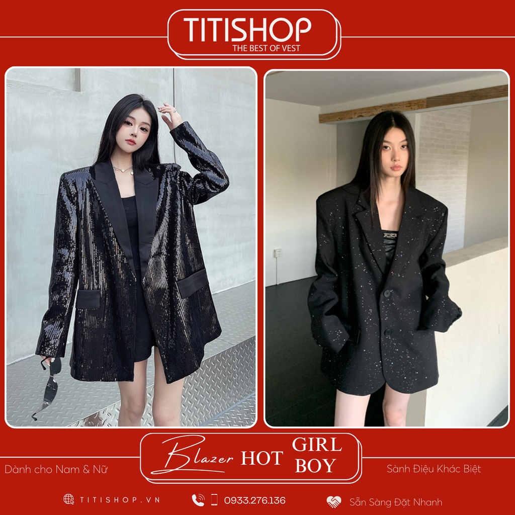 Áo Blazer Hotgirl - Hotboy Titishop (S-XL)