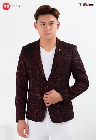 Áo vest Nam Titishop VN327 Đỏ Vân Áo vest Nam Titishop VN327 Đỏ Vân