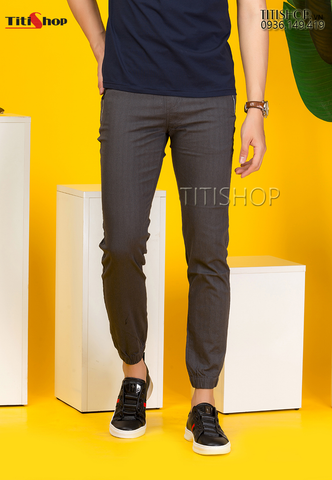 Quần Jogger Pants Titishop QK54 dây kéo túi