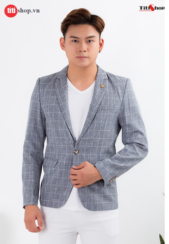Áo vest Nam Titishop VN315 Sọc Xám Áo vest Nam Titishop VN315 Sọc Xám