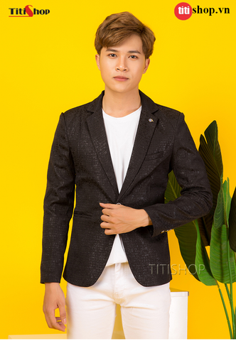 Áo vest Nam Titishop VN319 Vân Đen Áo vest Nam Titishop VN319 Vân Đen