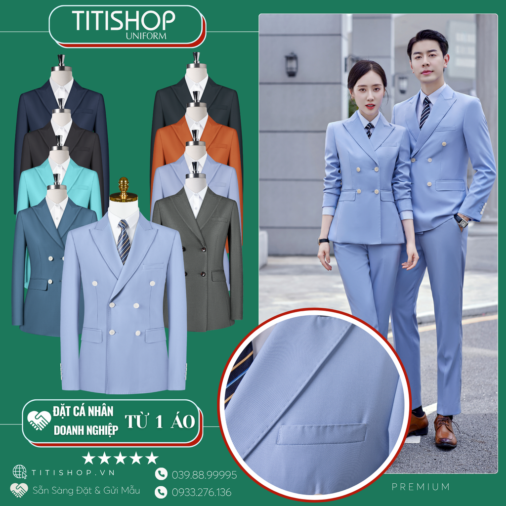 Đồng Phục Veston TITISHOP May Sẵn