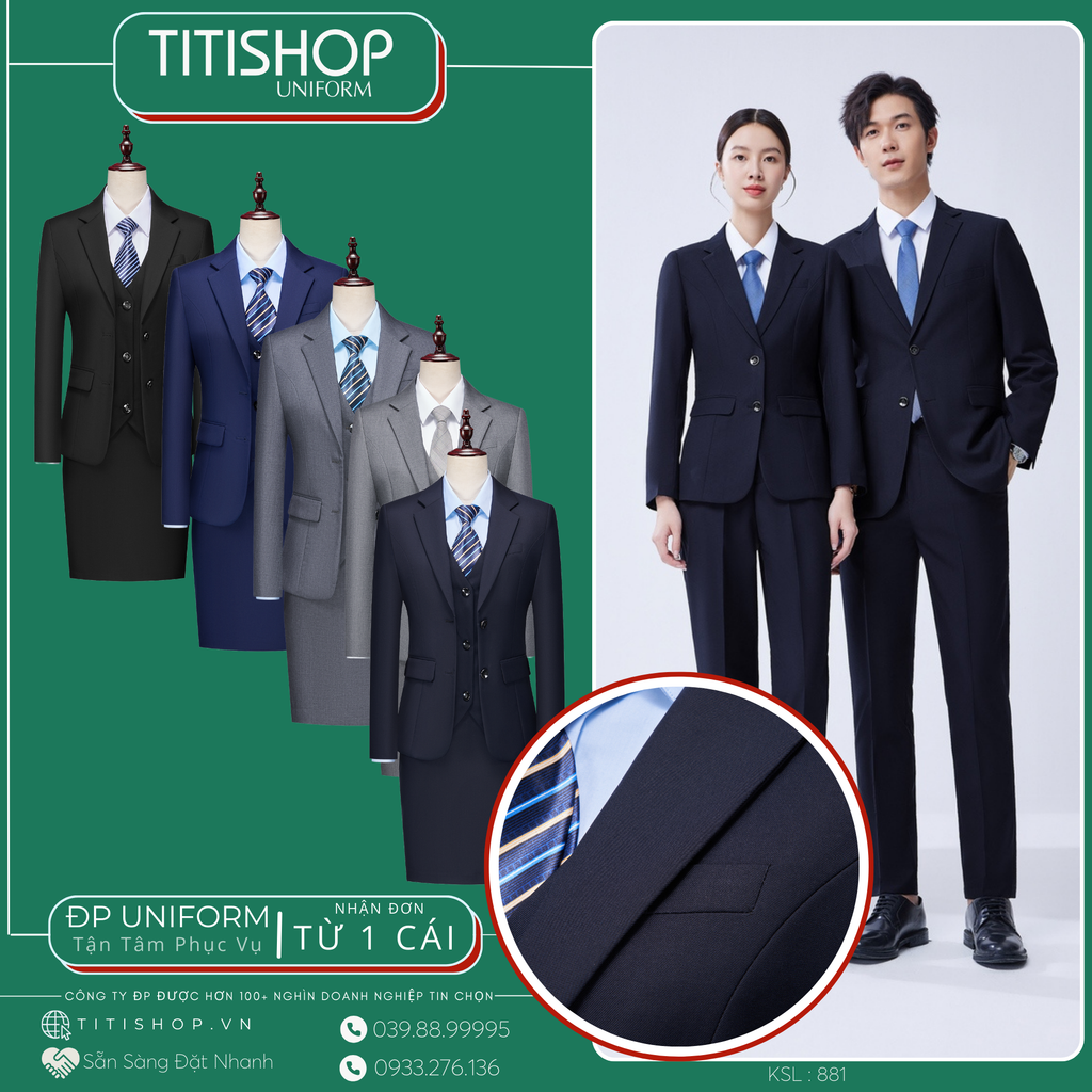 Đồng Phục Veston TITISHOP May Sẵn