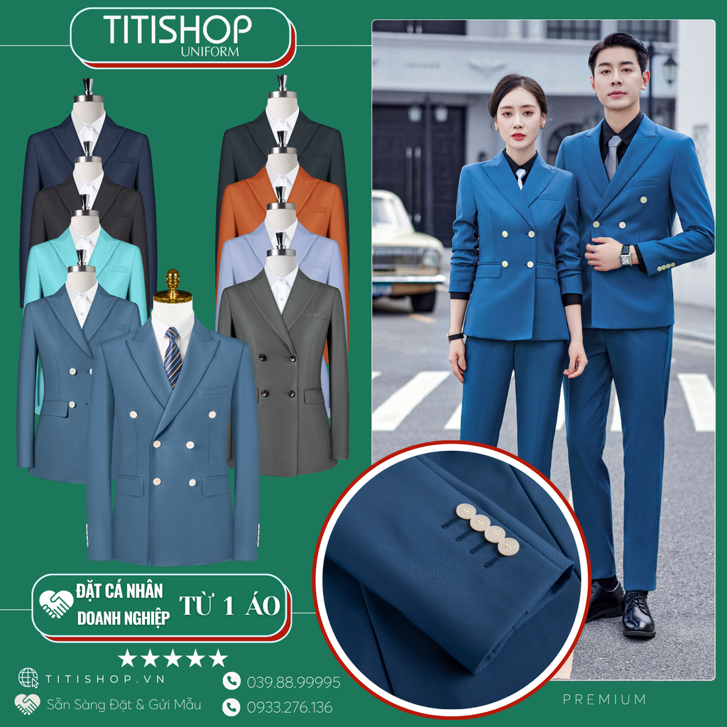 Đồng Phục Veston TITISHOP May Sẵn
