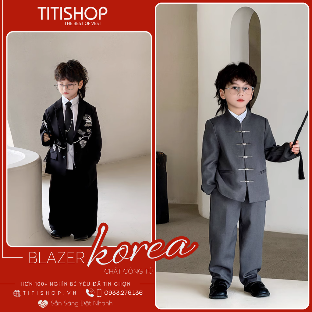 Blazer Trẻ Em Titishop ( 90-150 )