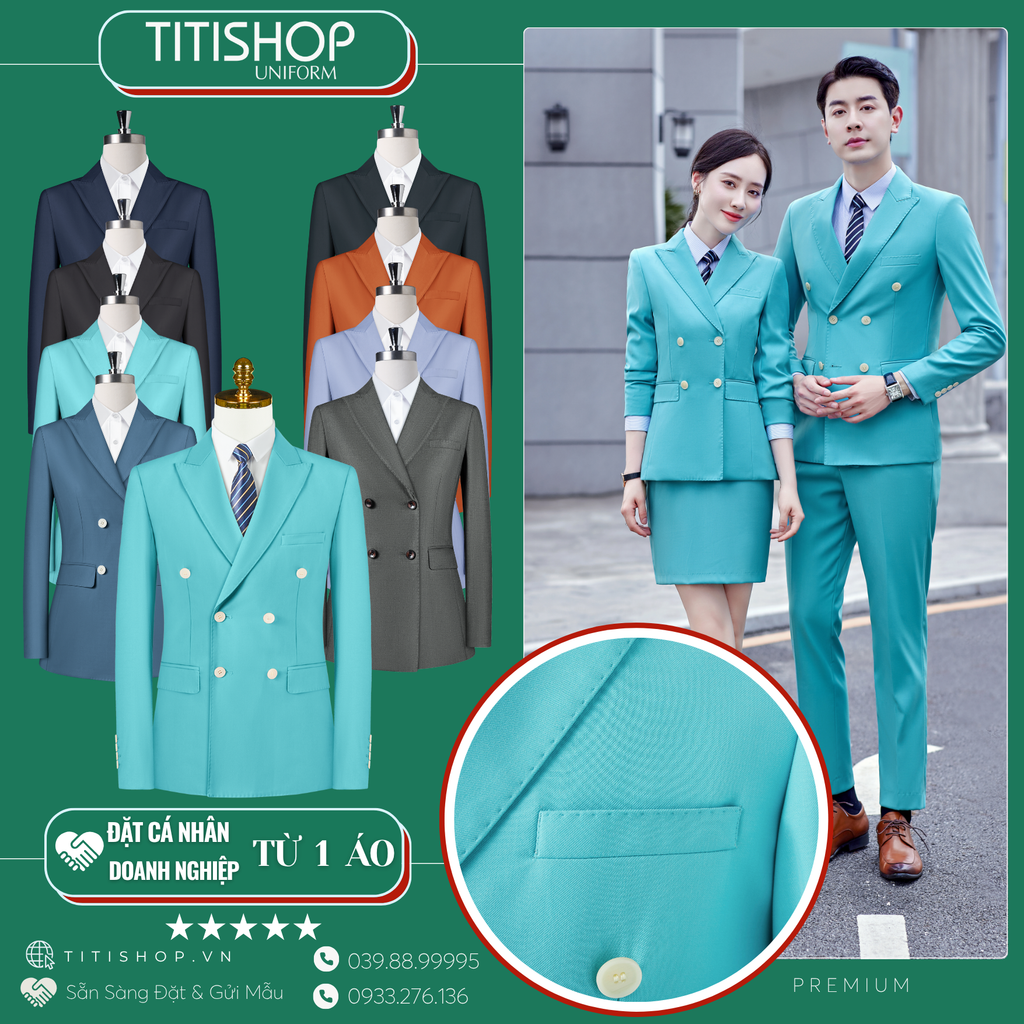 Đồng Phục Veston TITISHOP May Sẵn