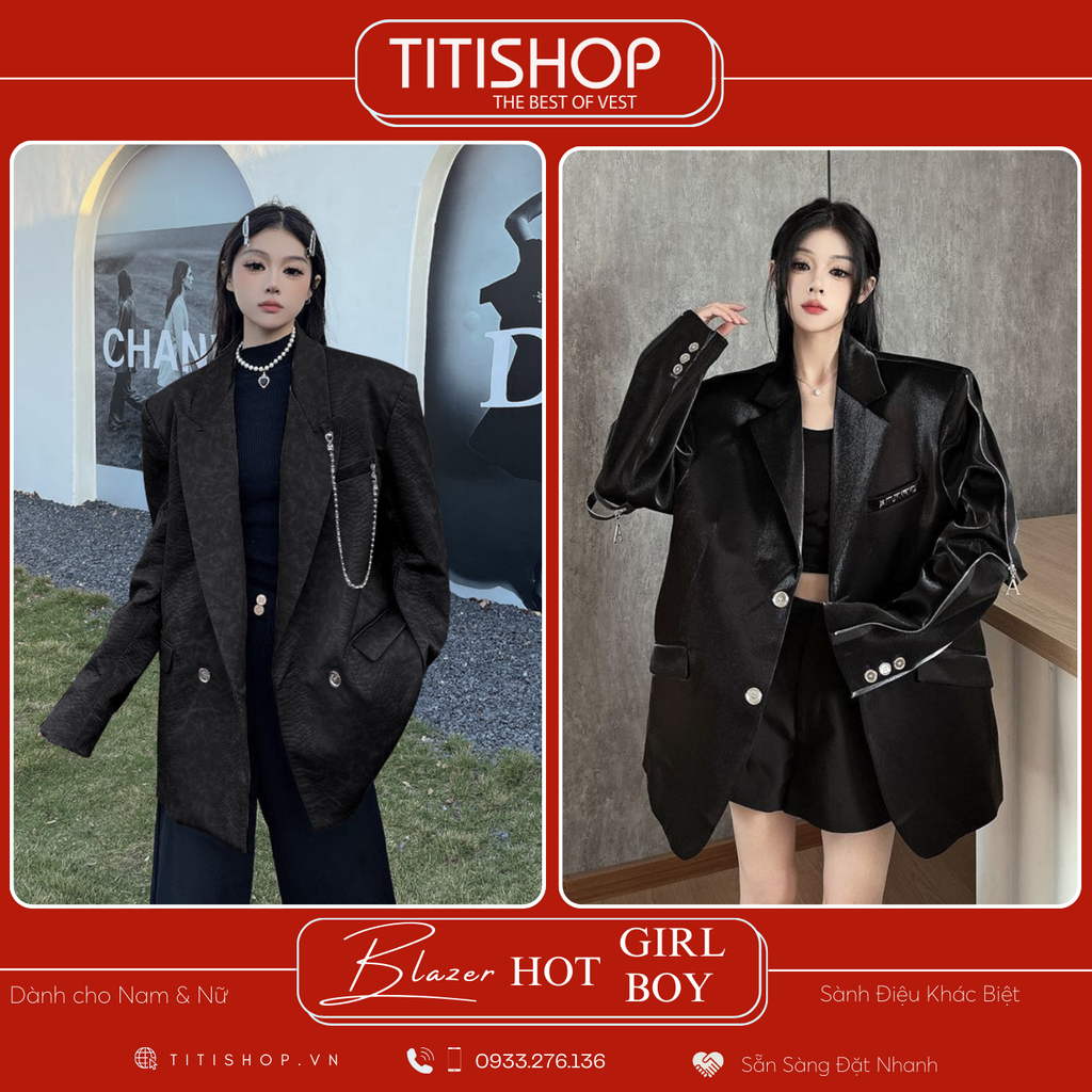 Áo Blazer Hotgirl - Hotboy Titishop (S-XL)