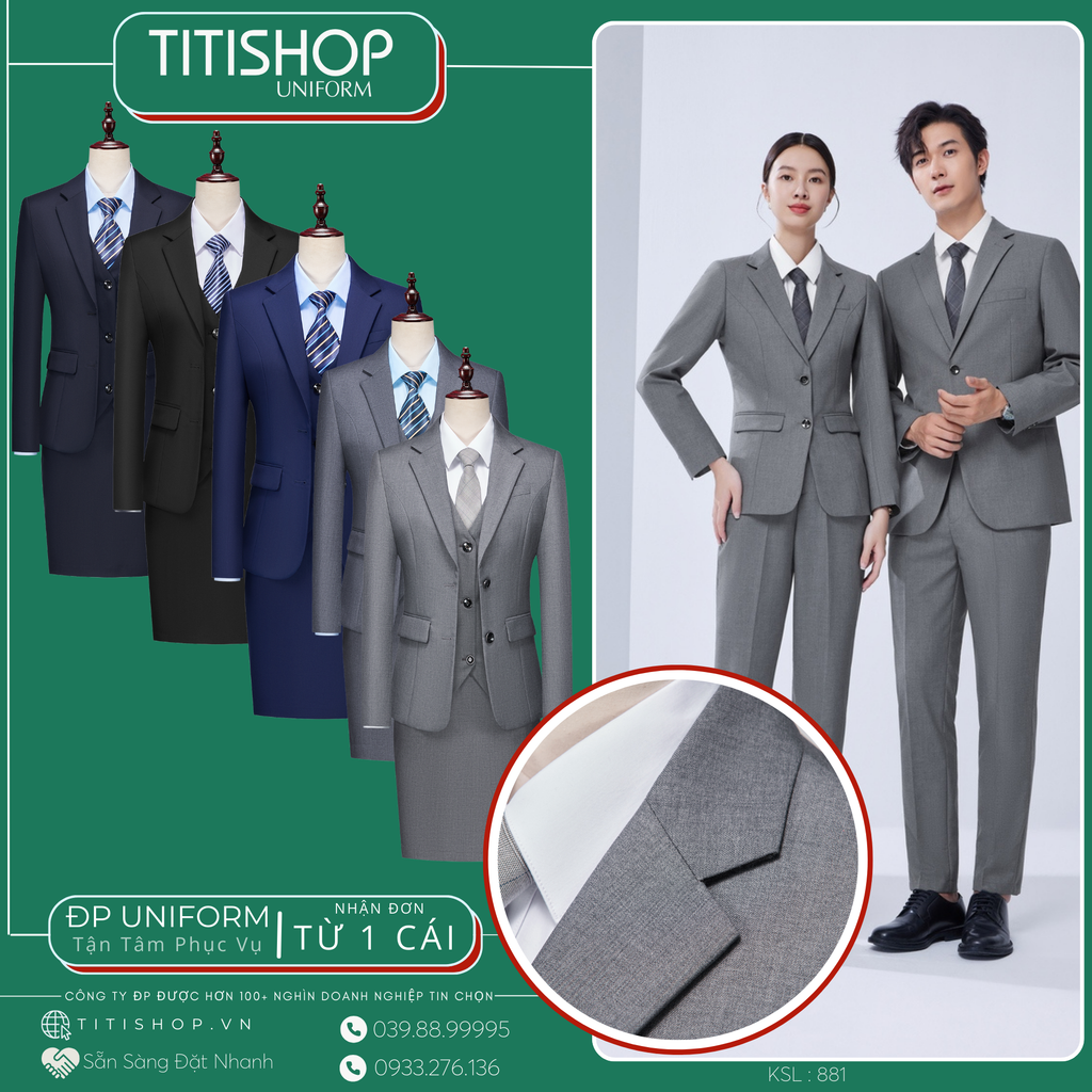 Đồng Phục Veston TITISHOP May Sẵn