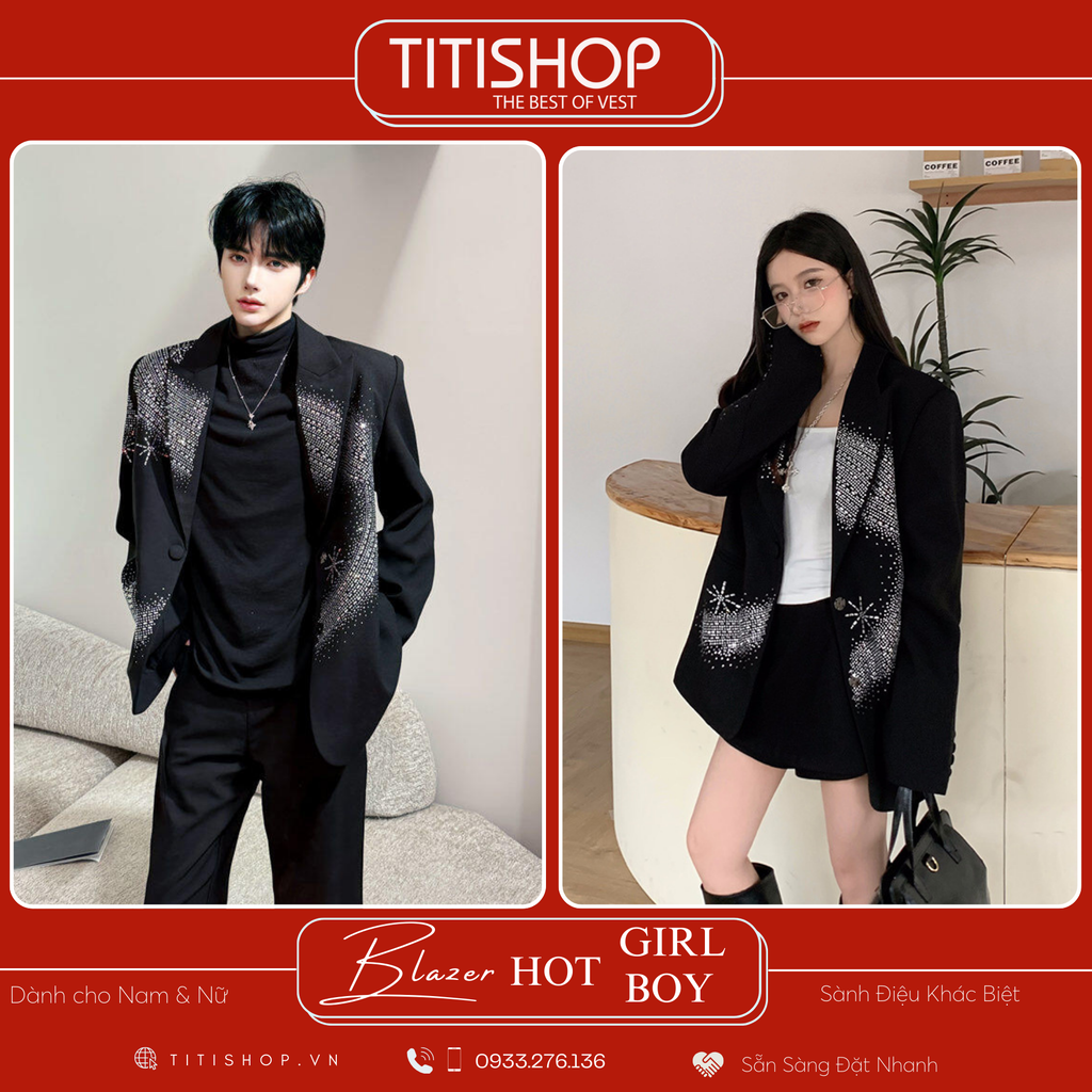 Áo Blazer Hotgirl - Hotboy Titishop (S-XL)