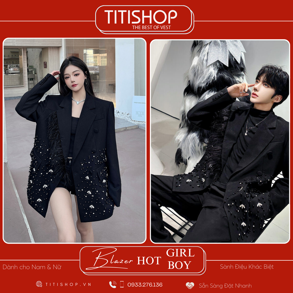 Áo Blazer Hotgirl - Hotboy Titishop (S-XL)