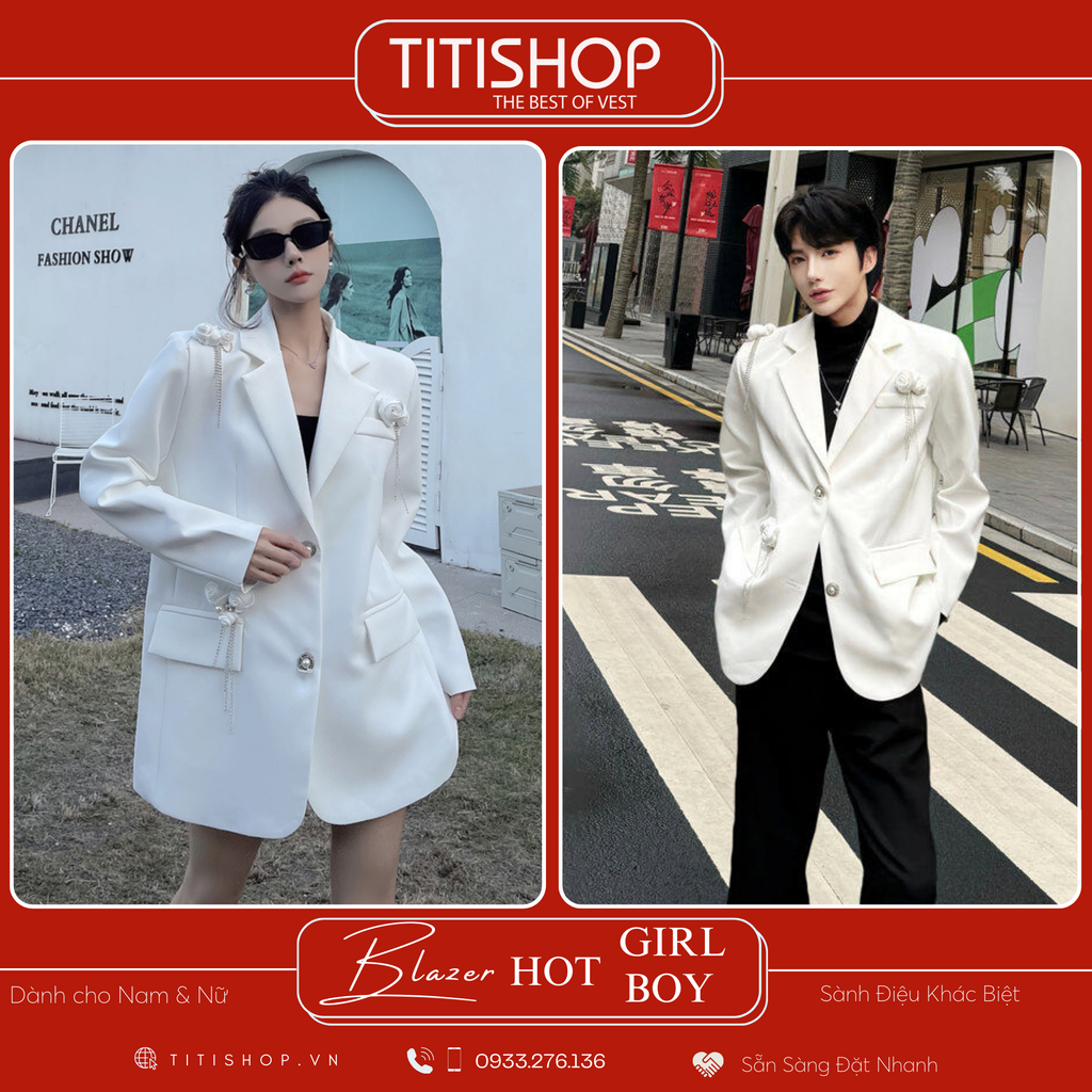 Áo Blazer Hotgirl - Hotboy Titishop (S-XL)