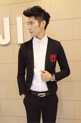 Aó khoác Vest nam LOGO CỜ AKN267