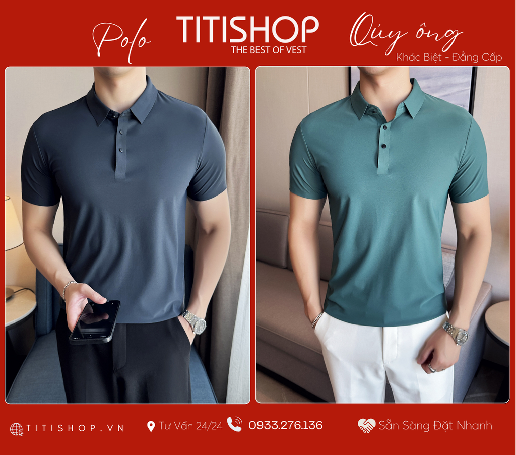 Polo Qúy Ông TitiShop Premium