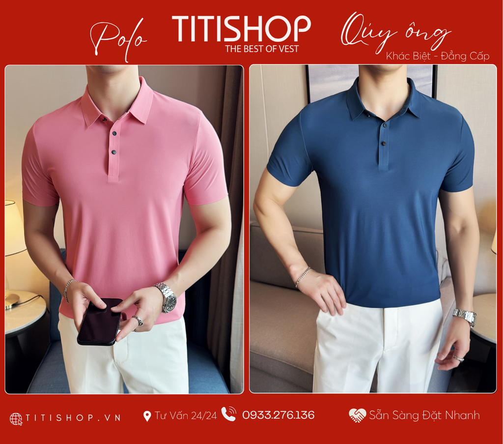 Polo Qúy Ông TitiShop Premium