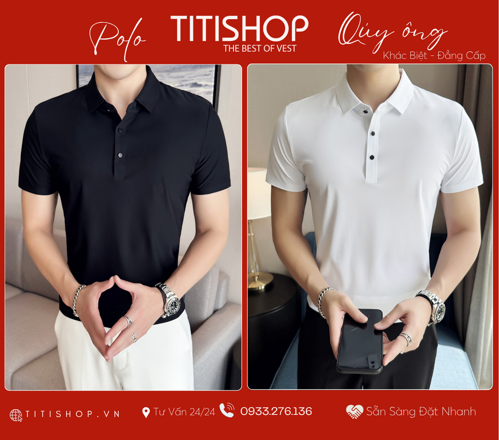 Polo Qúy Ông TitiShop Premium