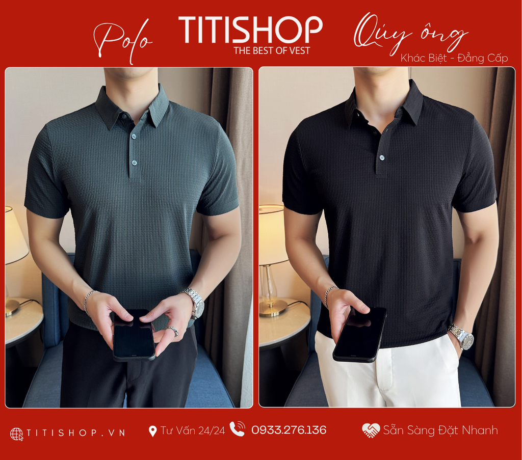 Polo Qúy Ông TitiShop Premium