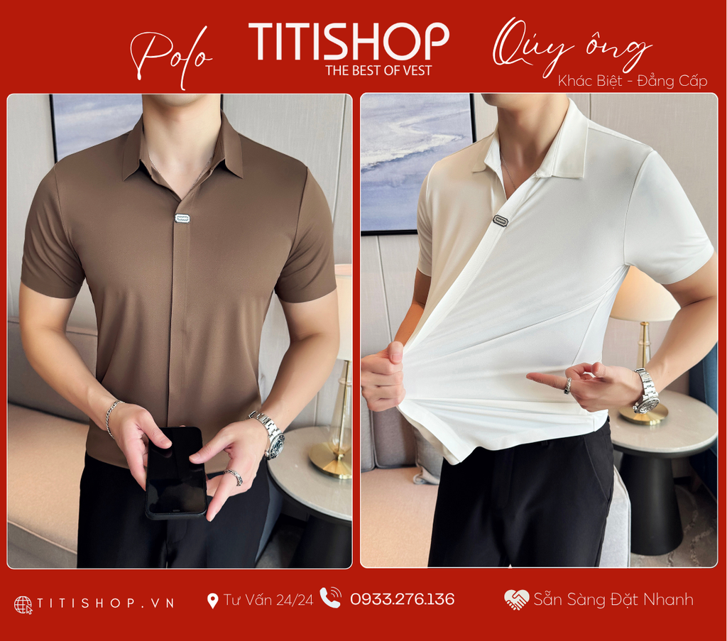 Polo Qúy Ông TitiShop Premium