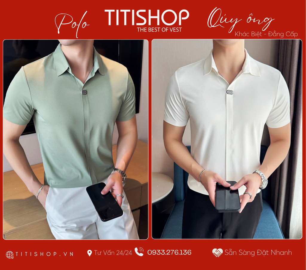 Polo Qúy Ông TitiShop Premium
