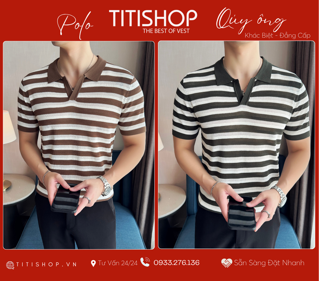 Polo Qúy Ông TitiShop Premium