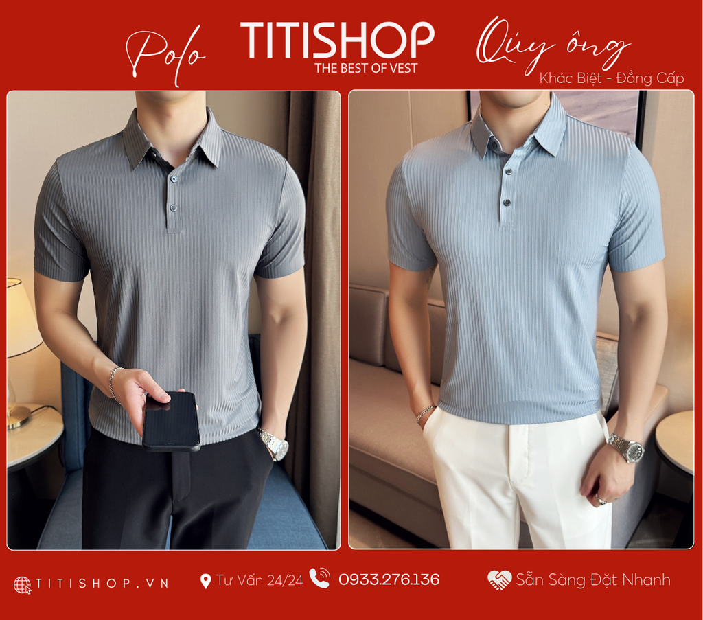 Polo Qúy Ông TitiShop Premium