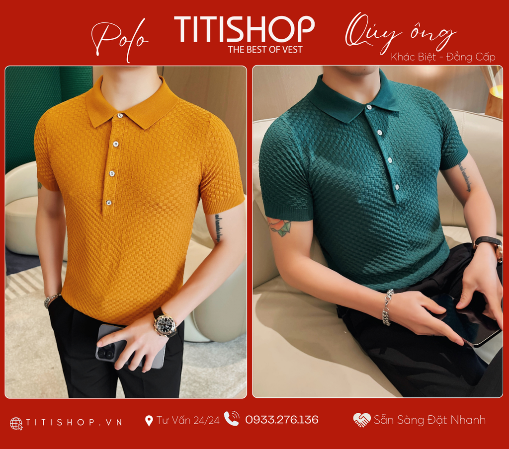 Polo Qúy Ông TitiShop Premium