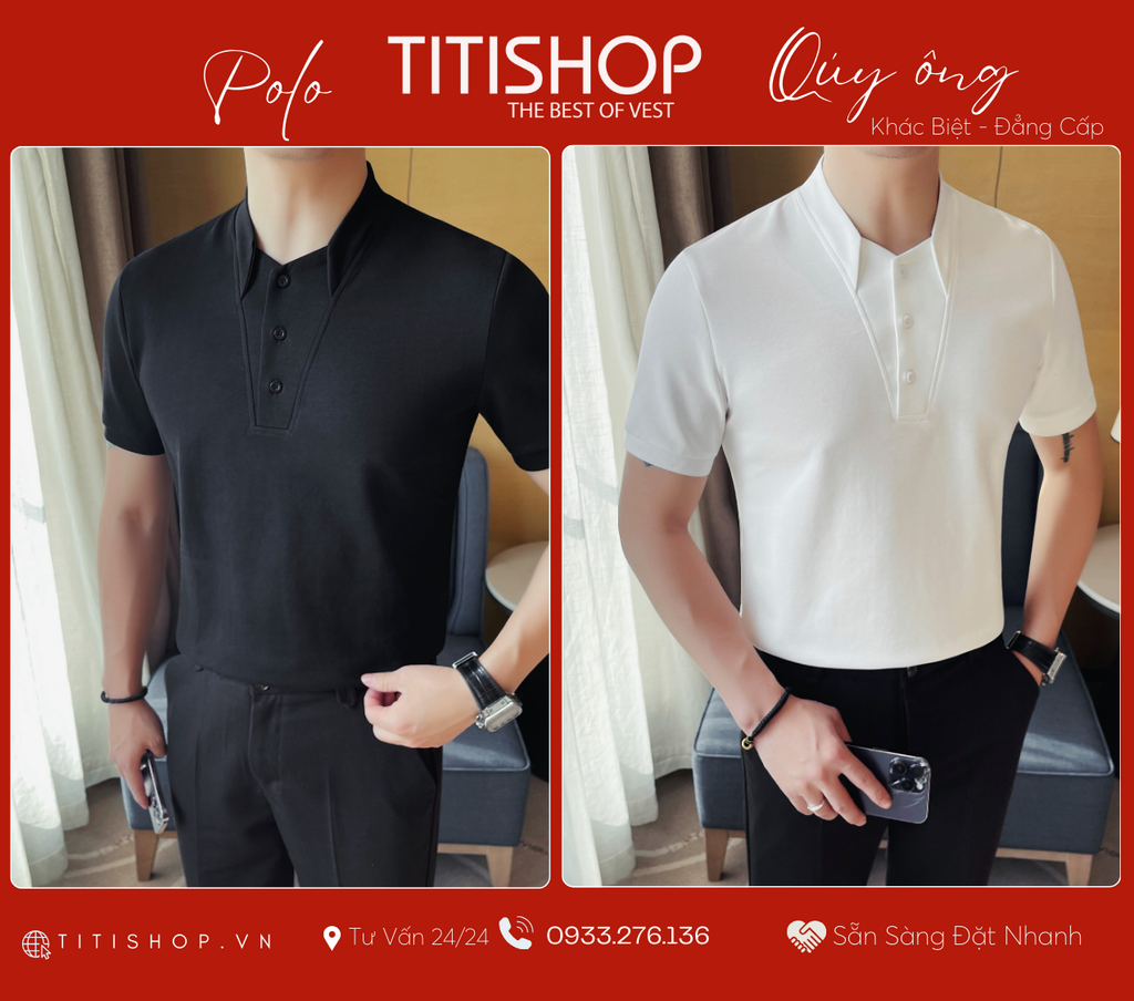 Polo Qúy Ông TitiShop Premium