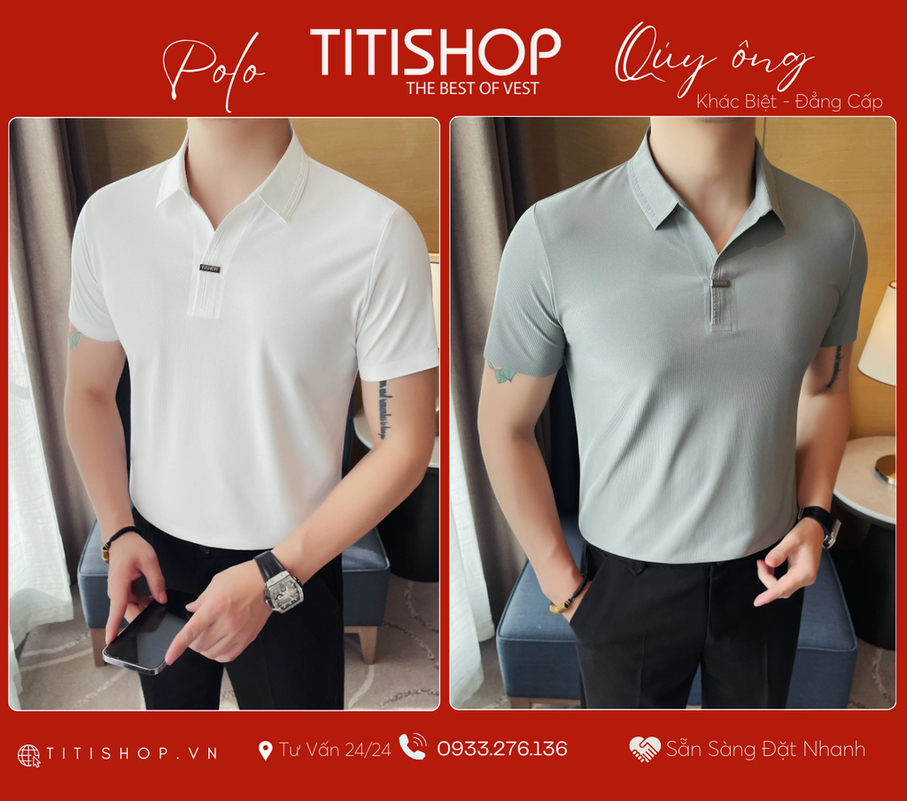 Polo Qúy Ông TitiShop Premium